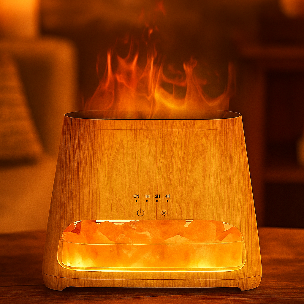 2-In-1 Essential Oil Diffuser & Himalayan Salt Lamp